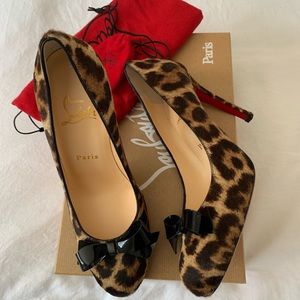Christian Louboutin Simplenodo Leopard Pony 36.5